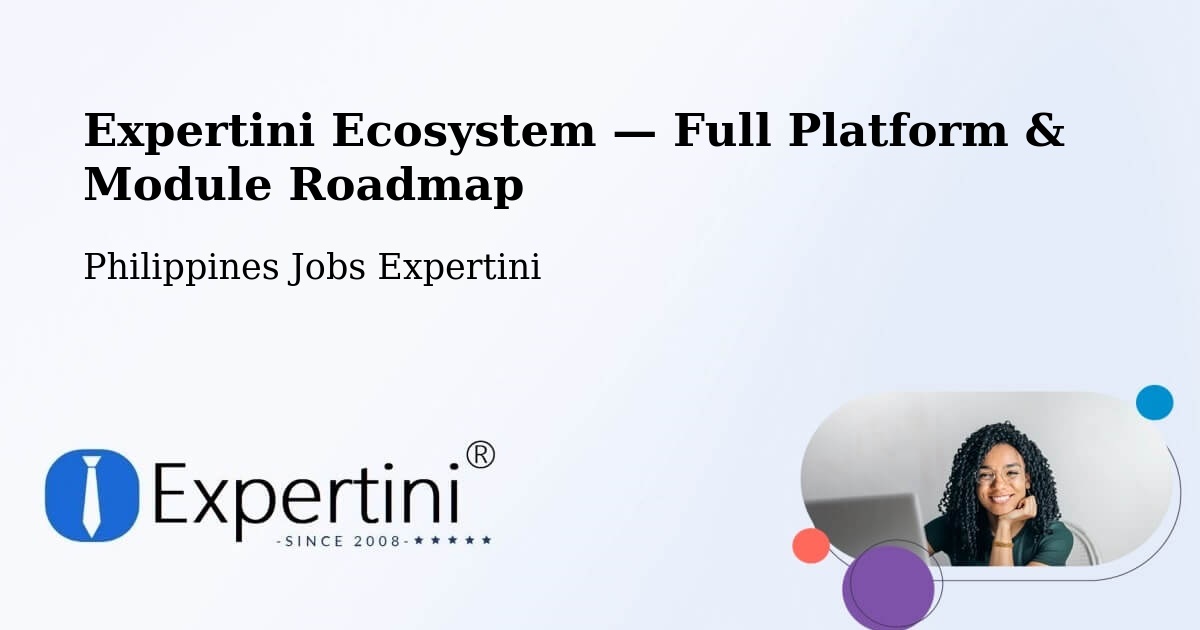 Expertini Ecosystem — Full Platform & Module Roadmap – San Fernando