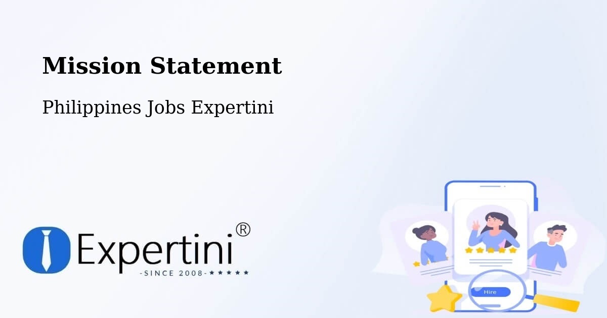 Corporate Mission – San Fernando - Philippines Jobs Expertini