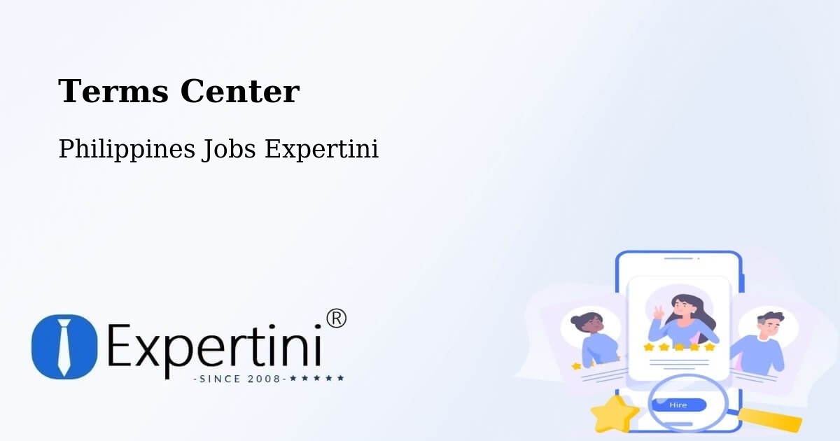 Terms of Service – San Fernando - Philippines Jobs Expertini